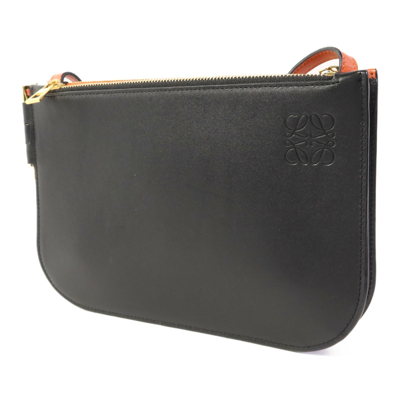 LOEWE 牛皮皮革Gate Double金扣肩背袋-2