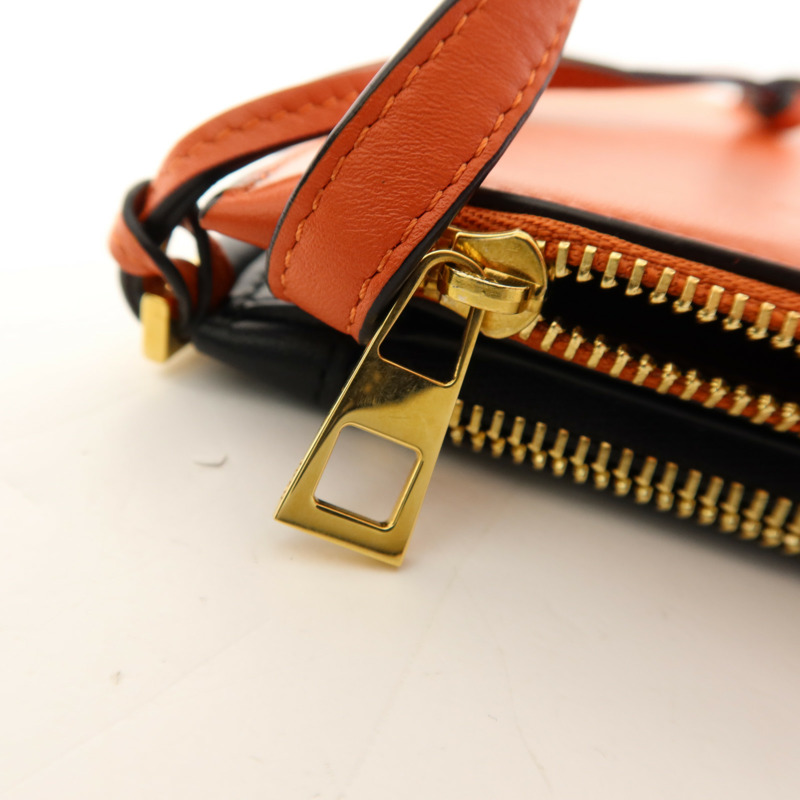 LOEWE 牛皮皮革Gate Double金扣肩背袋-11