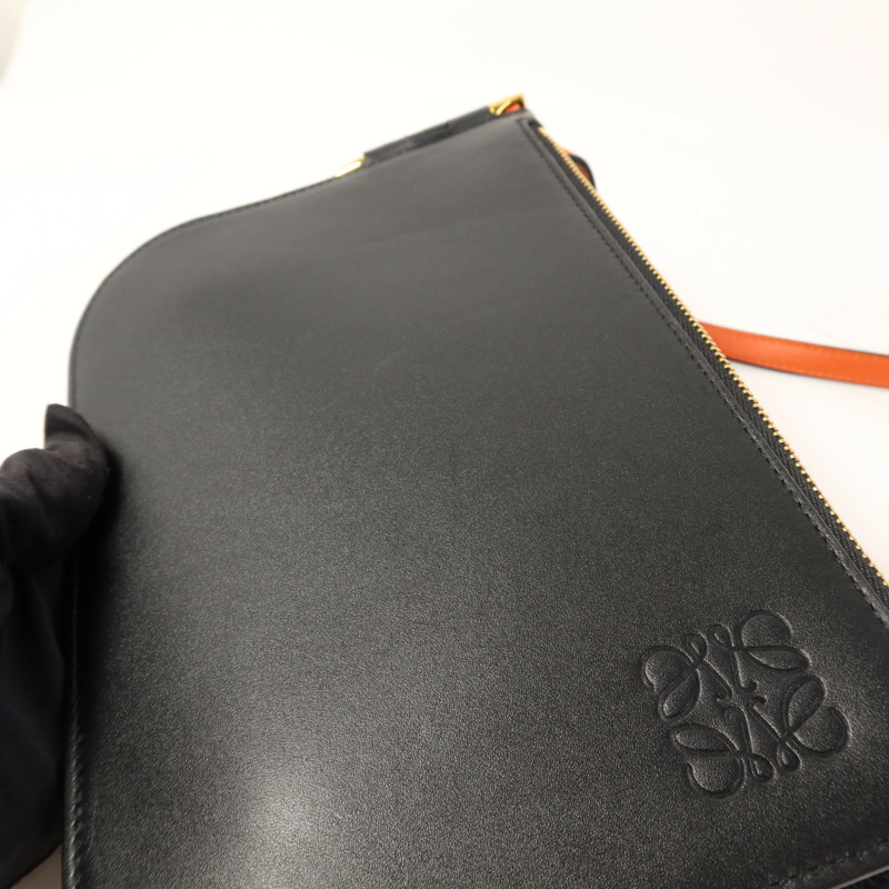 LOEWE 牛皮皮革Gate Double金扣肩背袋-18