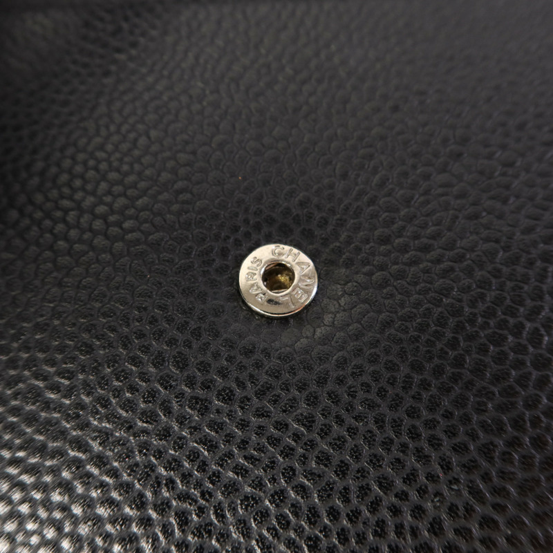 CHANEL 牛皮皮革WOC Wallet On Chain扣鏈帶肩背袋-9