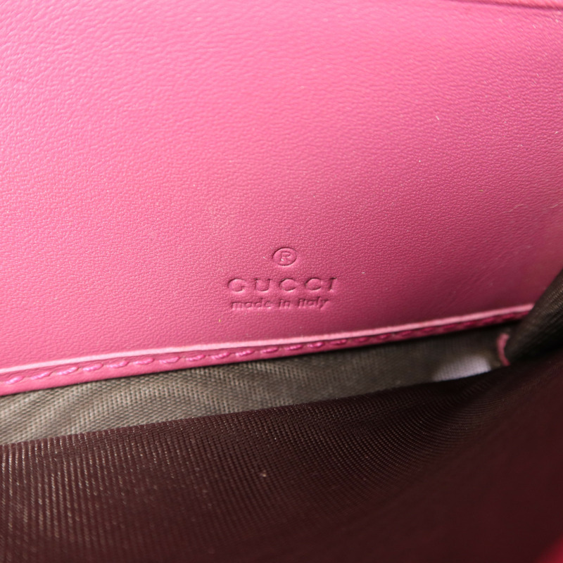 GUCCI 塗層帆布Wallet金扣長錢包-6