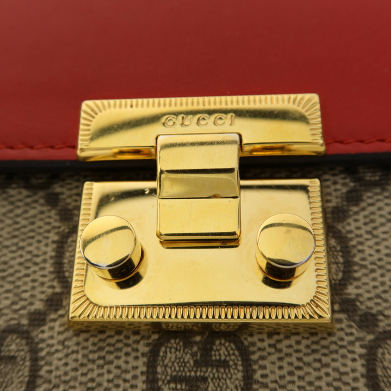 GUCCI 塗層帆布Wallet金扣長錢包-9