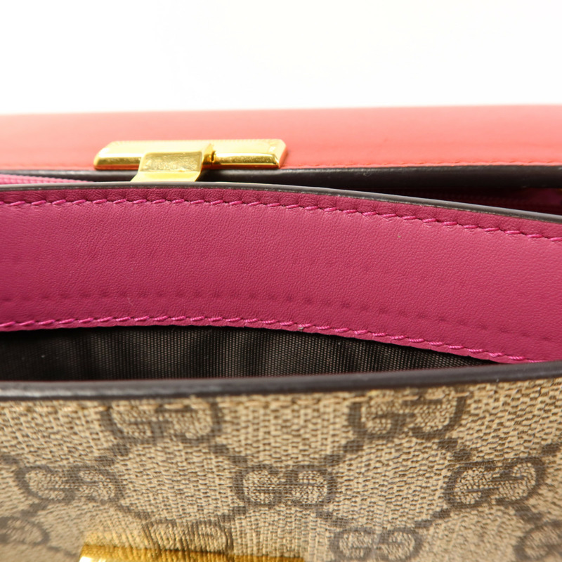 GUCCI 塗層帆布Wallet金扣長錢包-17