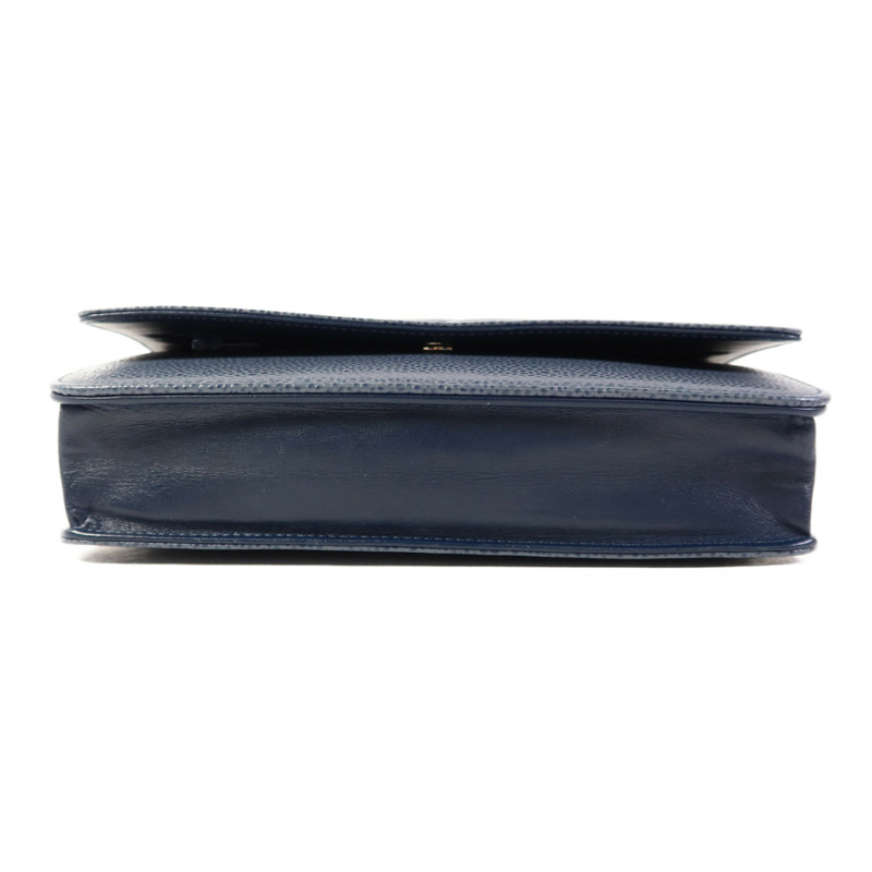 CHANEL 牛皮皮革WOC Wallet On Chain銀扣鏈帶肩背袋-3