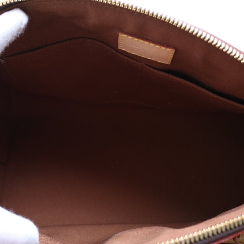 LOUIS VUITTON 中古TivoliPM餃子包老花PVC2010肩背包-5