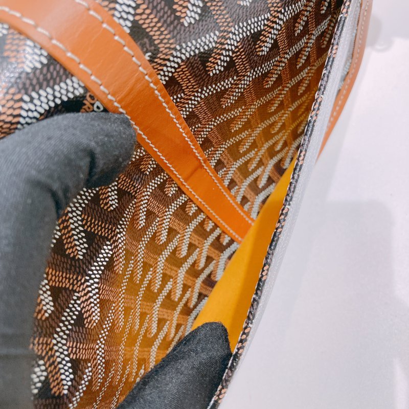 TW4487 Goyard 戈雅 銀扣肩背袋啡色/黑色Belvedere PM Shoulder Bag Canvas Brown-16