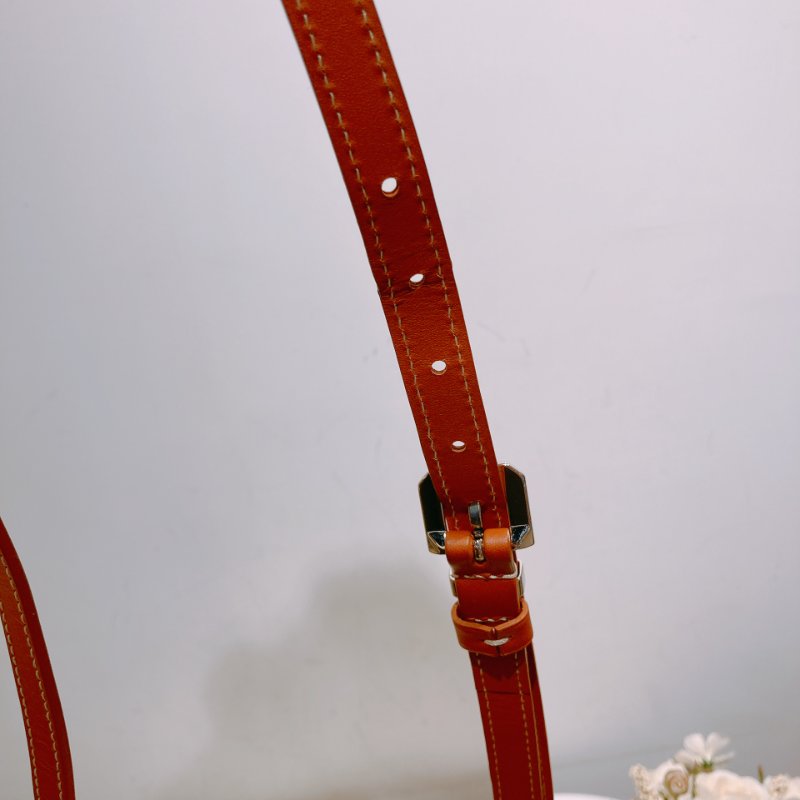 TW4487 Goyard 戈雅 銀扣肩背袋啡色/黑色Belvedere PM Shoulder Bag Canvas Brown-18
