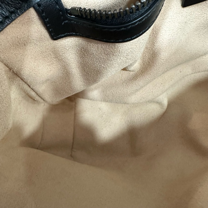 Gucci 443497 黑牛皮金釦marmont斜背包-34