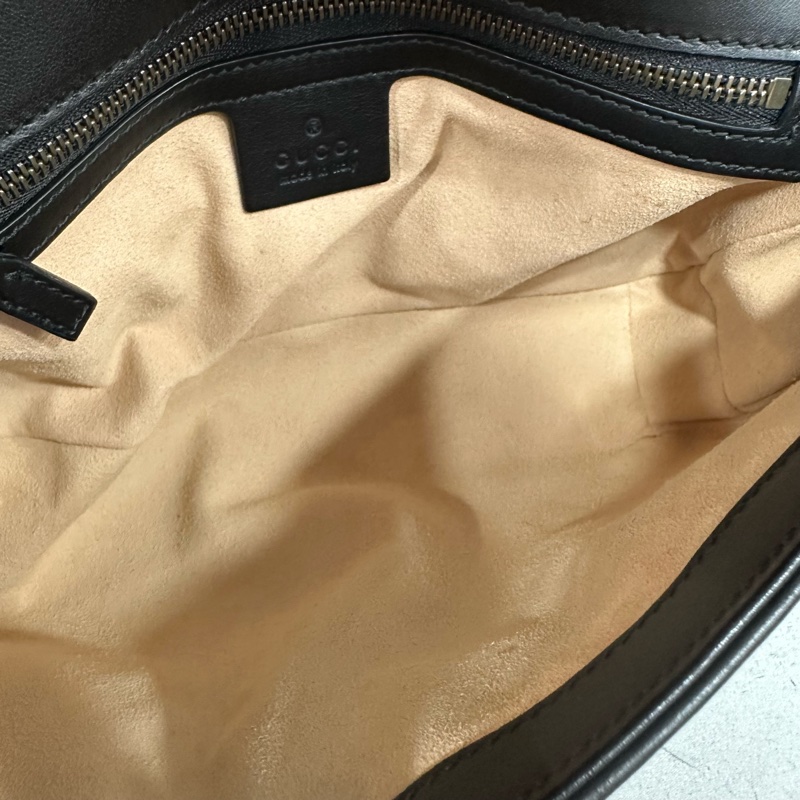 Gucci 443497 黑牛皮金釦marmont斜背包-39