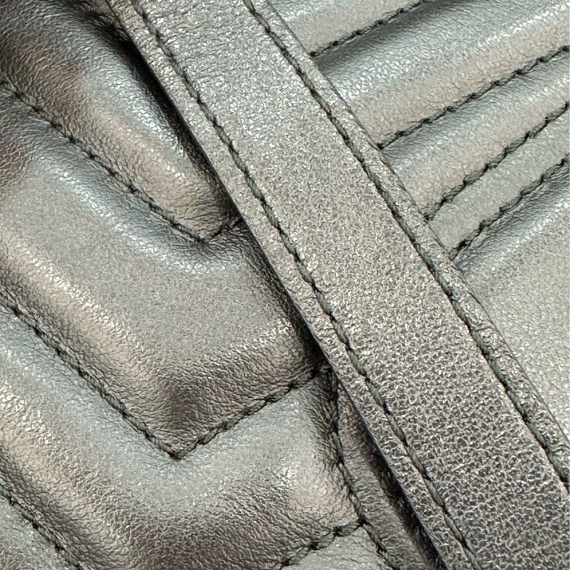 Gucci 443497 黑牛皮金釦marmont斜背包-42
