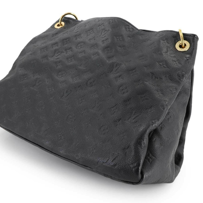 路易威登 Monogram Empreinte Artsy 黑色皮革中型單肩包 (M41066)-7