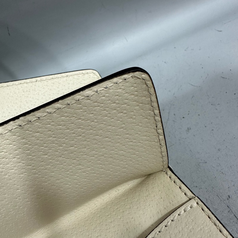 Gucci 421970 白皮銀鏈酒神包-41