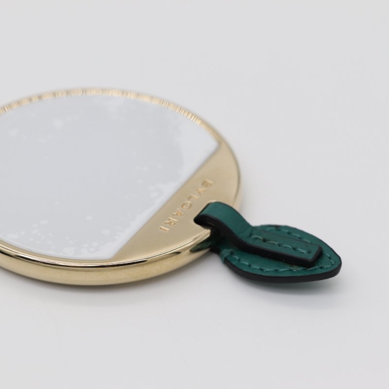 Bvlgari 寶格麗 祖母綠 牛皮 琺瑯蛇頭 Serpenti Forever 淡金色 鏈條包 信封包-17