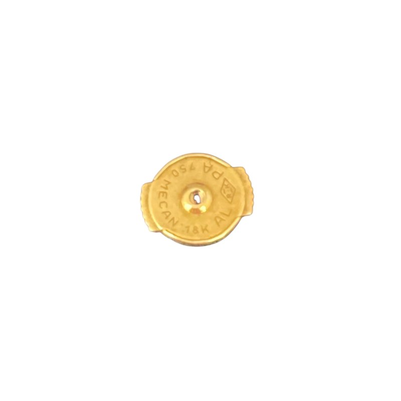 CARTIER 卡地亞 AMULETTE DE CARTIER 18K 珍珠母 鑽石 耳環 YG-5