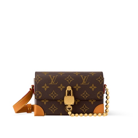 LV 路易威登 steamer 新款老花美包/斜背包/99新美品