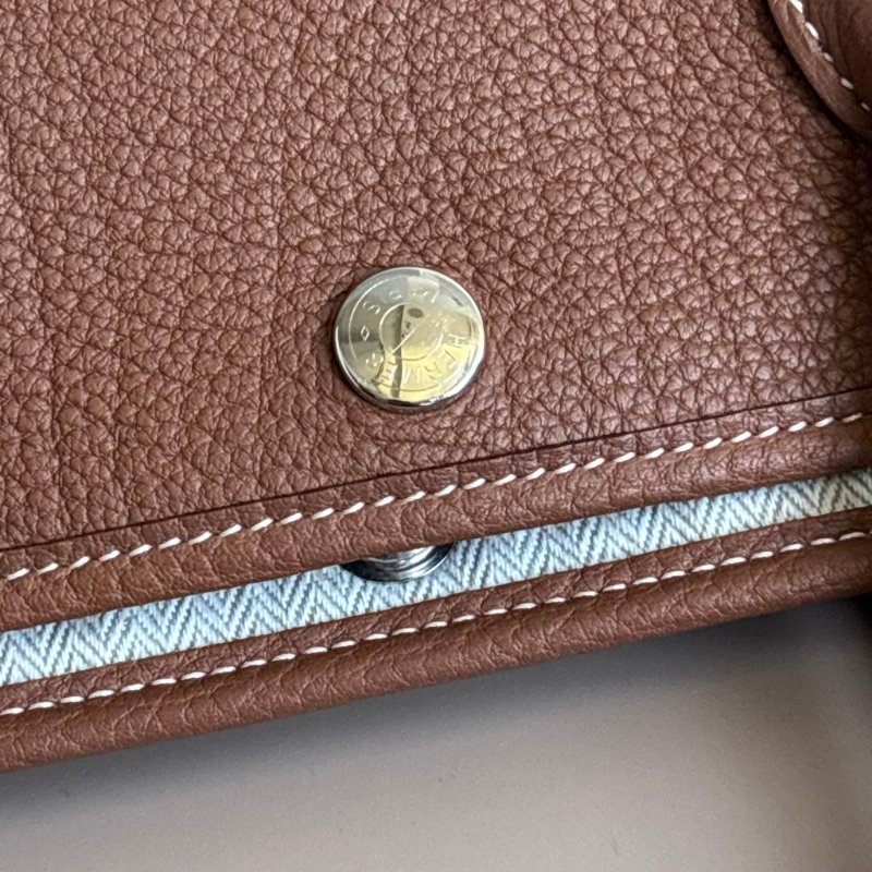 ::Hermes:: Garden Party 金棕 B 刻 花園包GP 30-4