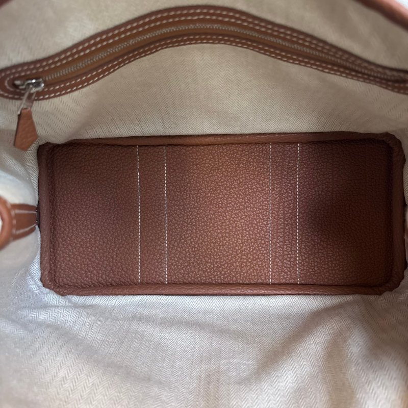 ::Hermes:: Garden Party 金棕 B 刻 花園包GP 30-13