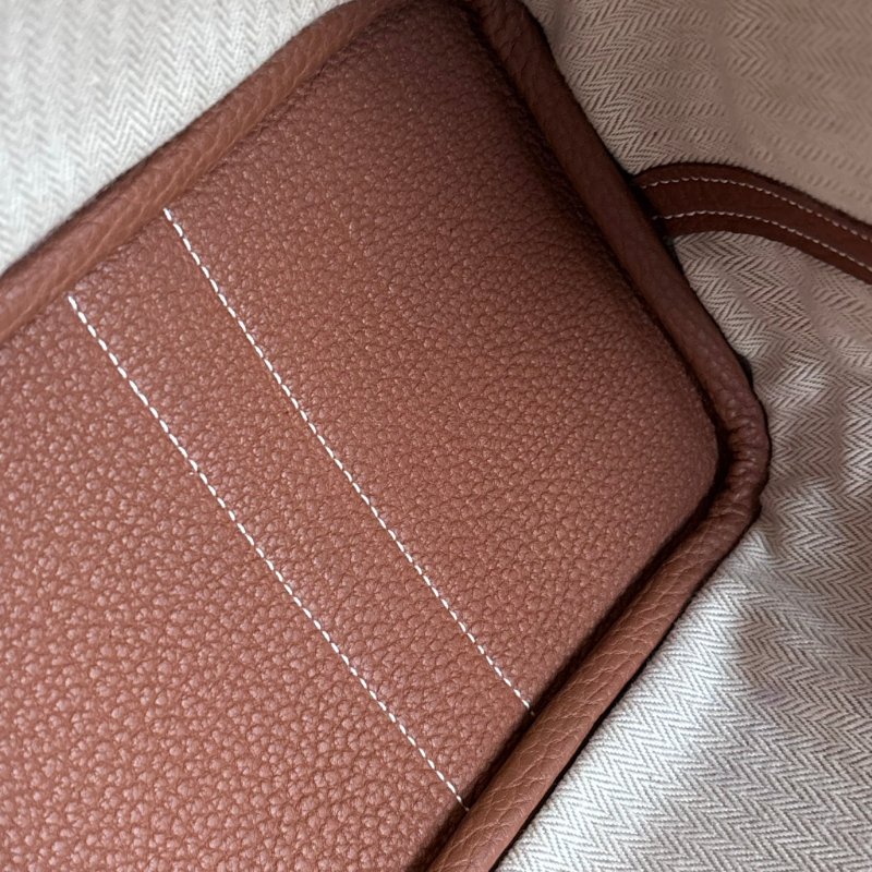 ::Hermes:: Garden Party 金棕 B 刻 花園包GP 30-17
