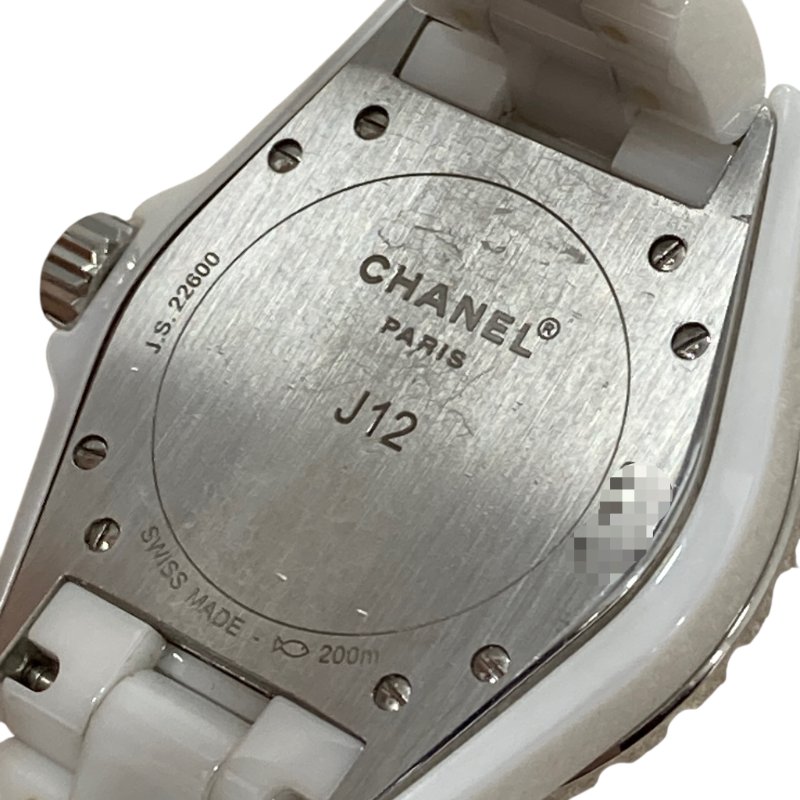 CHANEL 香奈兒 J12 H2125 白 石英 38MM-1