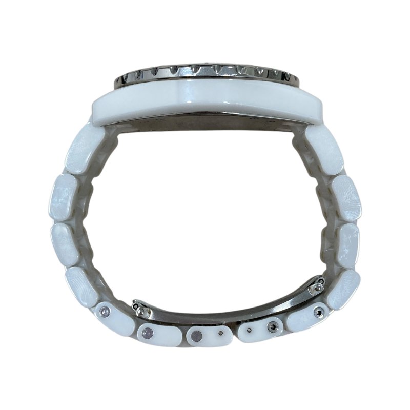 CHANEL 香奈兒 J12 H2125 白 石英 38MM-4