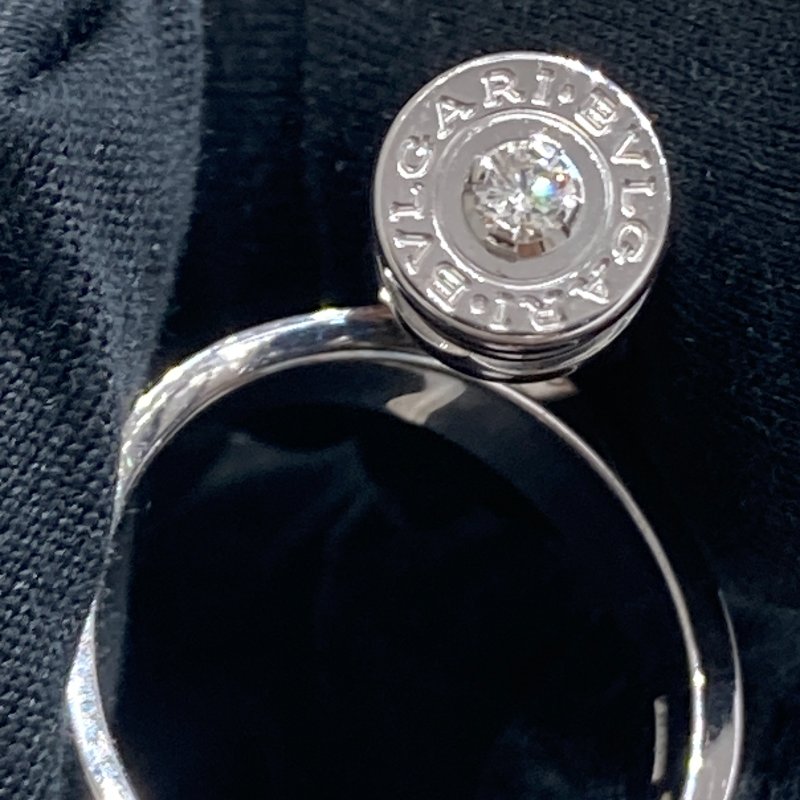 BVLGARI 寶格麗 B.ZERO1 SIZE:56 18K 鑽石 戒指 WG-1