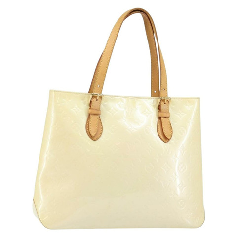 路易威登 Monogram Vernis Brentwood 單肩包 Perle M91512 正品 143619