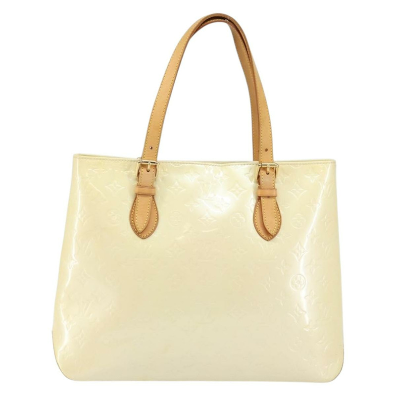 【日本直送】路易威登 Monogram Vernis Brentwood 單肩包 Perle M91512 正品 143619-12