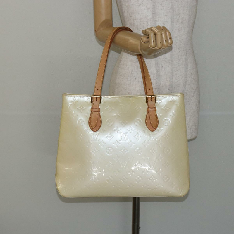 【日本直送】路易威登 Monogram Vernis Brentwood 單肩包 Perle M91512 正品 143619-18