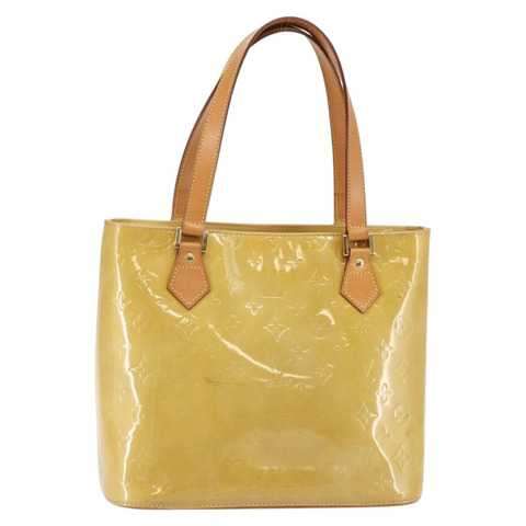 路易威登 Monogram Vernis Houston 手提包米色 M91004 LV 正品 gh930