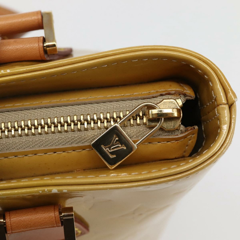 【日本直送】路易威登 Monogram Vernis Houston 手提包米色 M91004 LV 正品 gh930-16