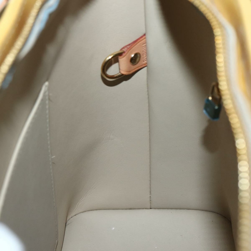 【日本直送】路易威登 Monogram Vernis Houston 手提包米色 M91004 LV 正品 gh930-18
