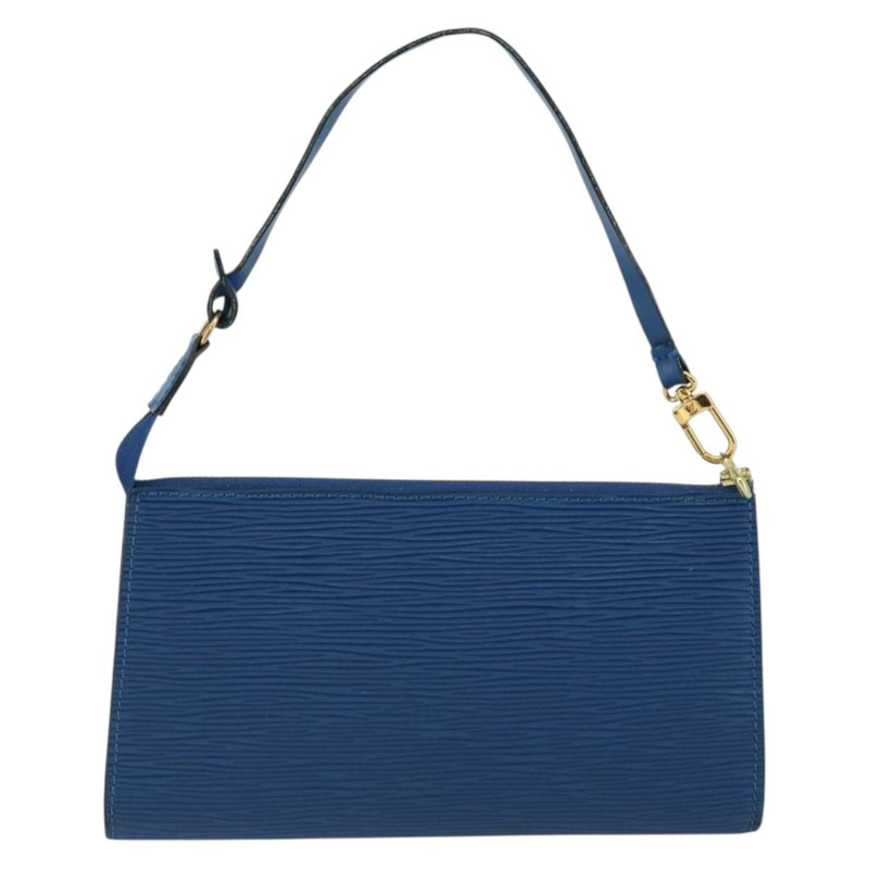 【日本直送】路易威登 Epi Pochette 配件袋 藍色 M52985 LV 正品 yk19395-1