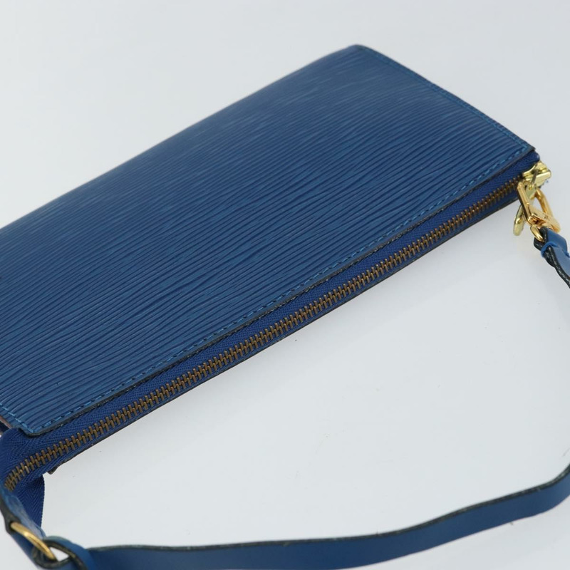【日本直送】路易威登 Epi Pochette 配件袋 藍色 M52985 LV 正品 yk19395-5