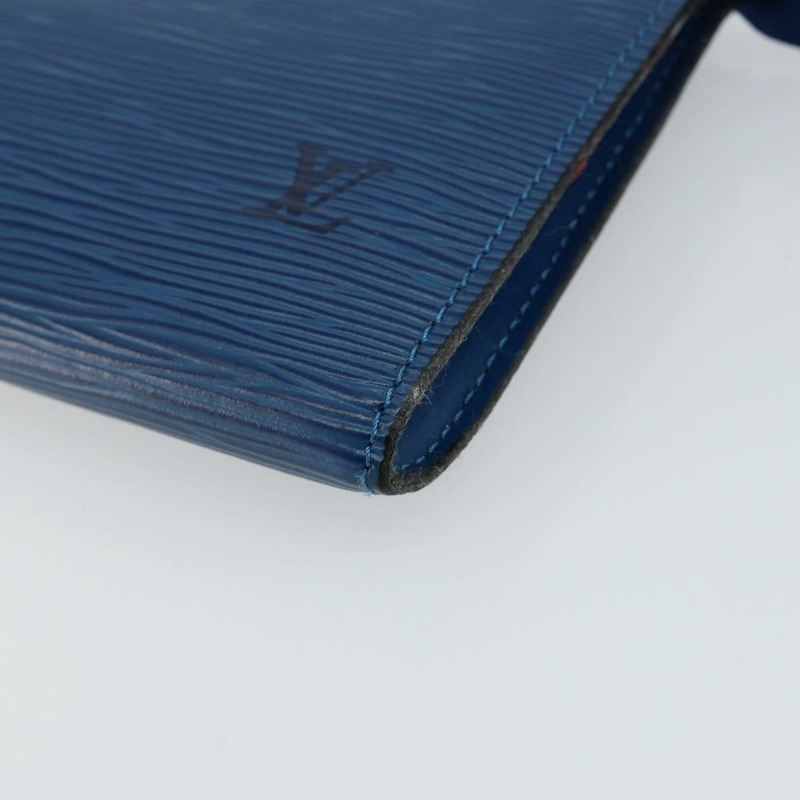 【日本直送】路易威登 Epi Pochette 配件袋 藍色 M52985 LV 正品 yk19395-8