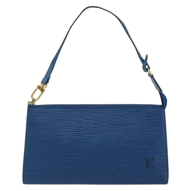 【日本直送】路易威登 Epi Pochette 配件袋 藍色 M52985 LV 正品 yk19395-12
