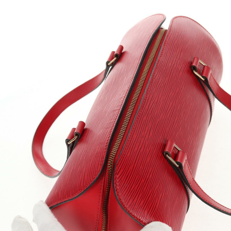 【日本直送】路易威登 Epi Soufflot 手提包紅色 M52227 LV 正品 143466V-5