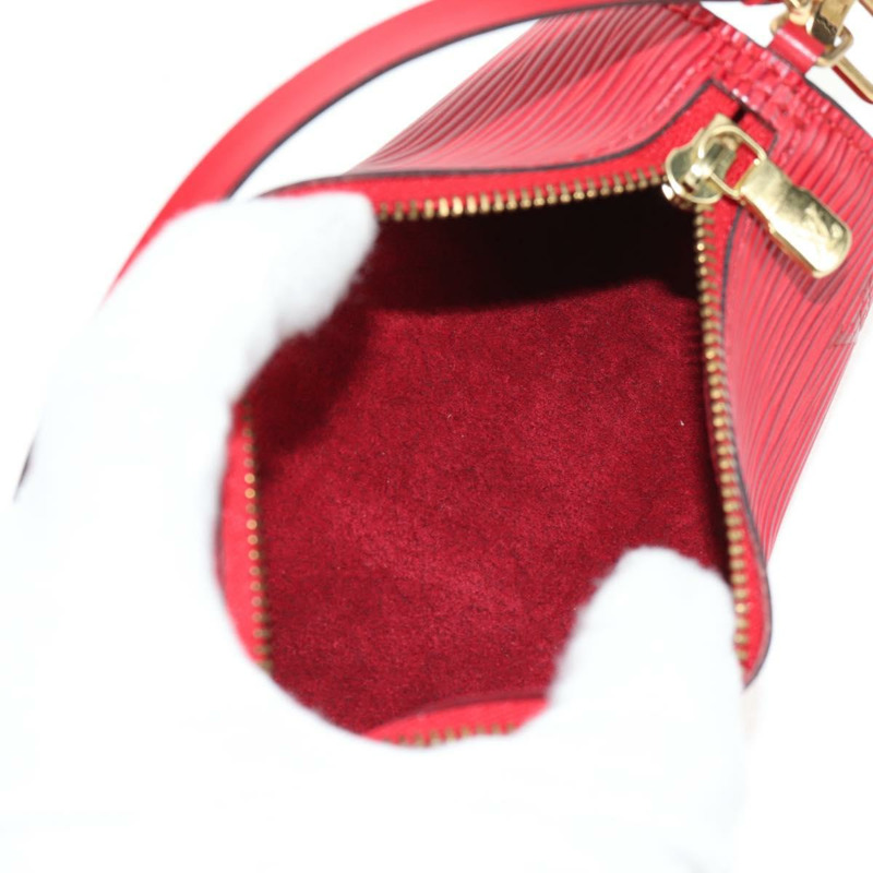 【日本直送】路易威登 Epi Soufflot 手提包紅色 M52227 LV 正品 143466V-22