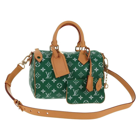 路易威登 Monogram Speedy P9 Bandouliere 25 包綠色 M24423 LV 授權 139047SM
