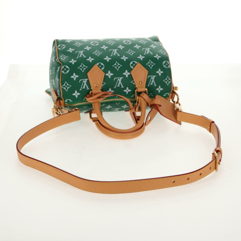 【日本直送】路易威登 Monogram Speedy P9 Bandouliere 25 包綠色 M24423 LV 授權 139047SM-7