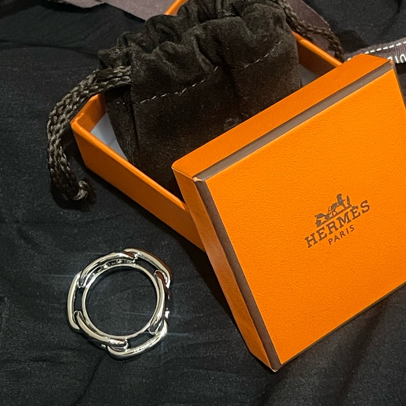 愛馬仕 絲巾環 全新hermes-2