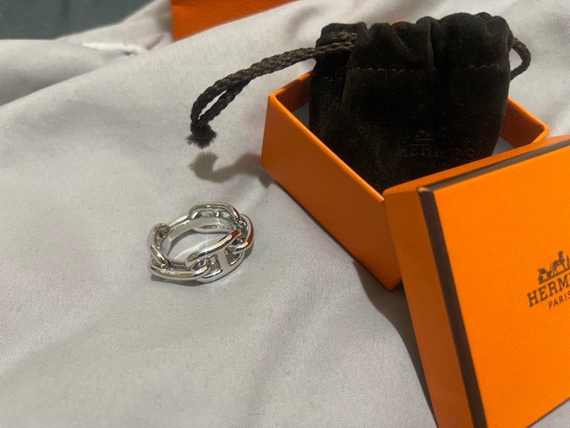 愛馬仕 絲巾環 全新hermes-7