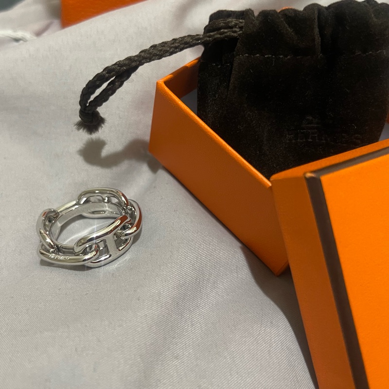 愛馬仕 絲巾環 全新hermes-14