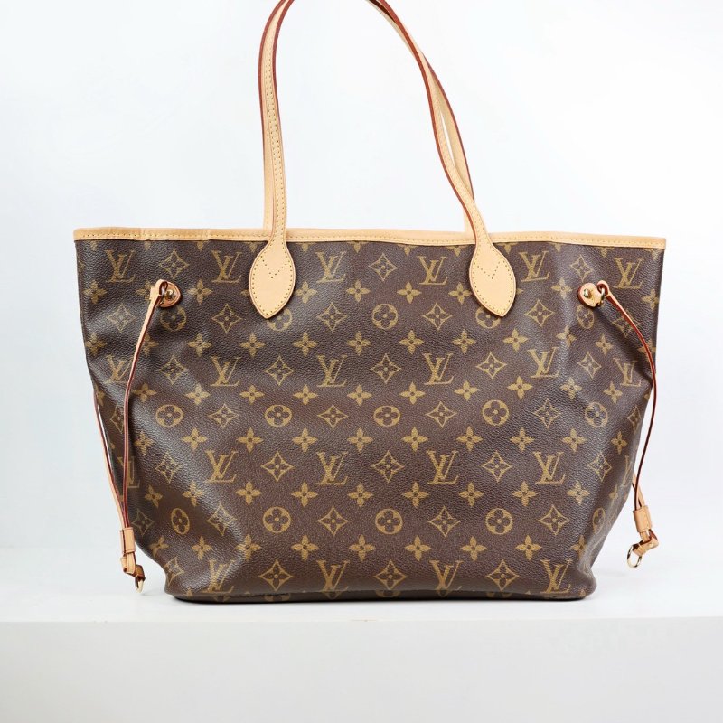 Lv neverfull MM 老花托特包-0