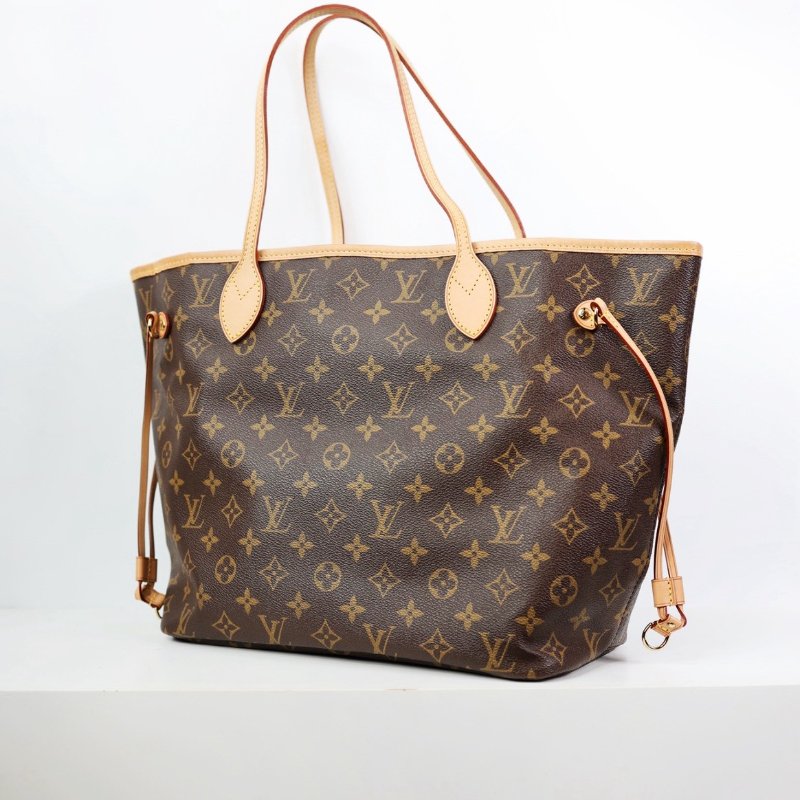 Lv neverfull MM 老花托特包-2