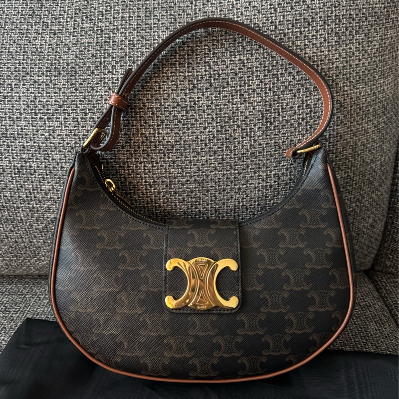 Celine - MEDIUM AVA TRIOMPHE BAG 腋下包 (全新購入一手包)-0
