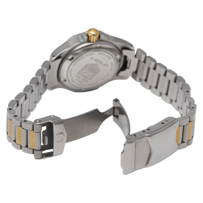 泰格豪雅專業腕錶 WF1422-0 石英 黑色錶盤 不鏽鋼 鍍層 女士腕錶 HEUER-2