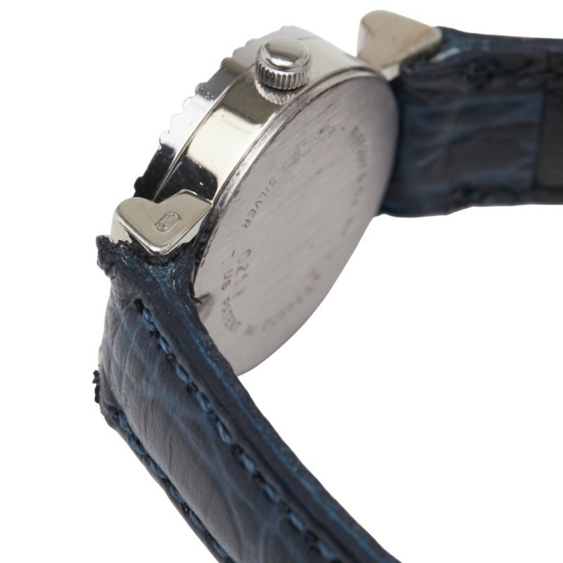 Tiffany & Co. Atlas 手錶 D286753,女士石英錶,銀色錶盤,皮革錶帶,不鏽鋼。-4