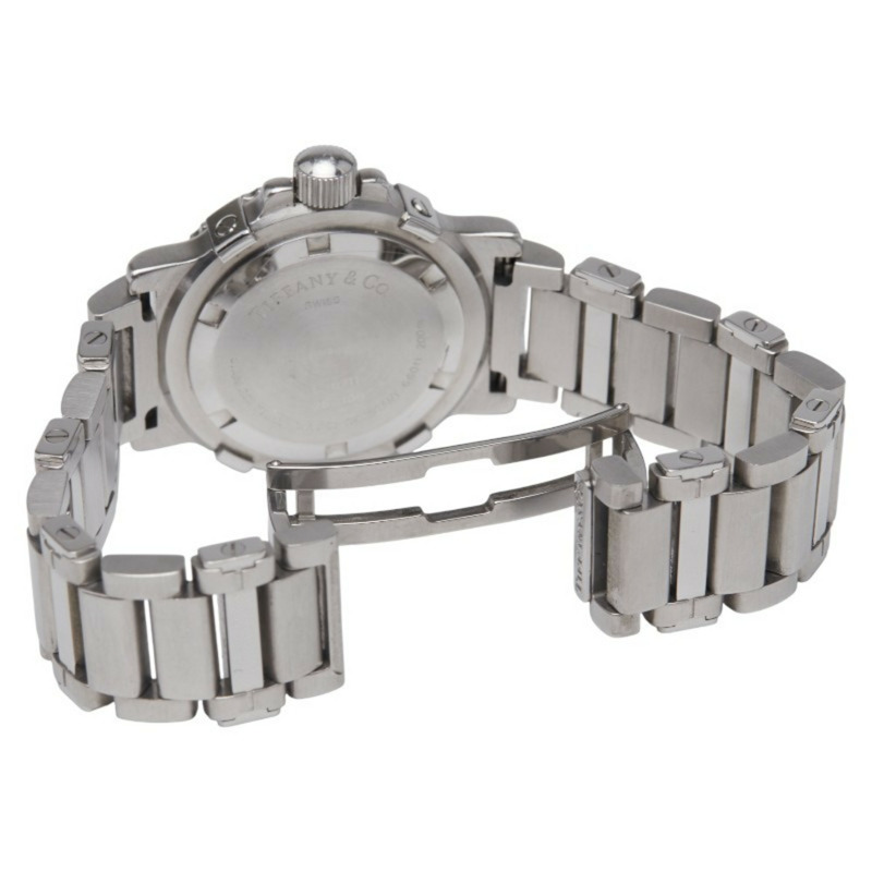 Tiffany & Co. Diver Classic 腕錶 L 0711,石英機芯,黑色錶盤,不鏽鋼,女士-2