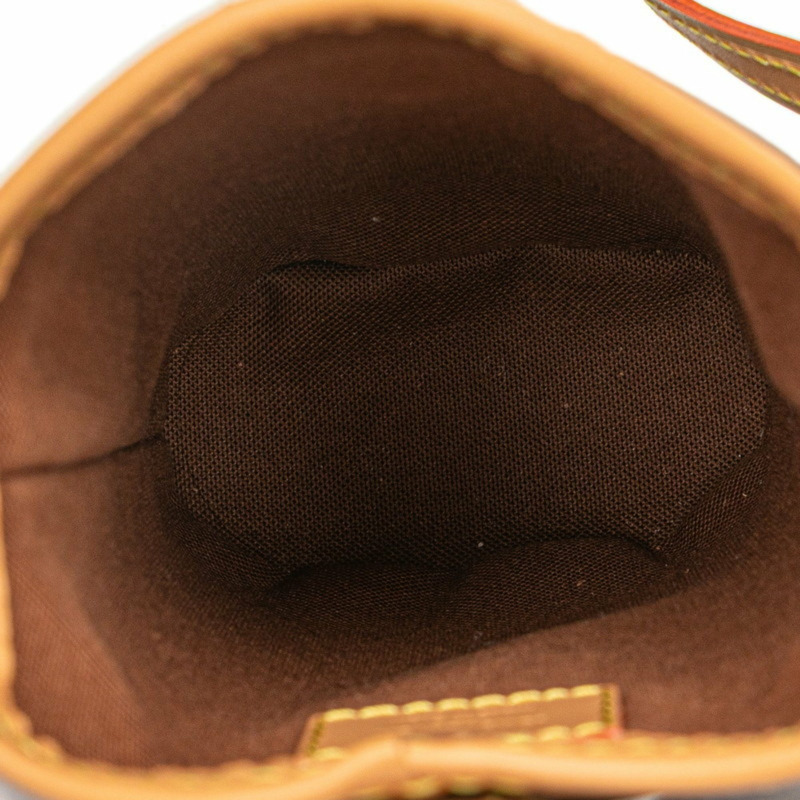 Louis Vuitton Monogram Fold Me Pouch 肩背包 M80874 棕色 皮革 女款包 LOUIS VUITTON-6