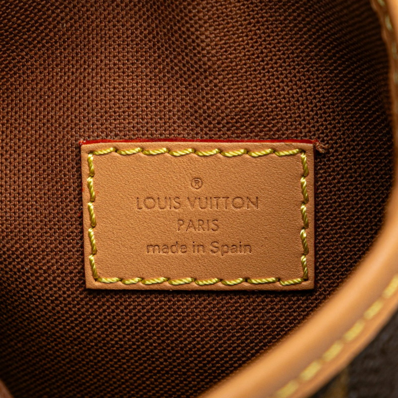 Louis Vuitton Monogram Fold Me Pouch 肩背包 M80874 棕色 皮革 女款包 LOUIS VUITTON-7